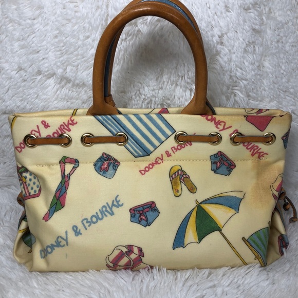 rare dooney & bourke beach themed purse - Picture 4 of 10